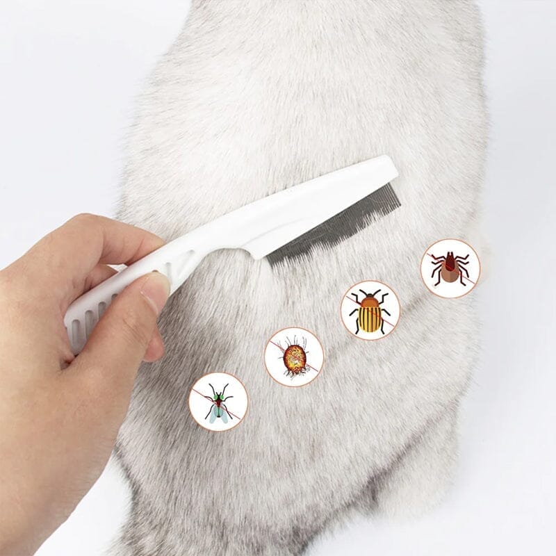Pettine Multifunzionale per Animali – Toelettatura, Salute e Comfort in un unico strumento!