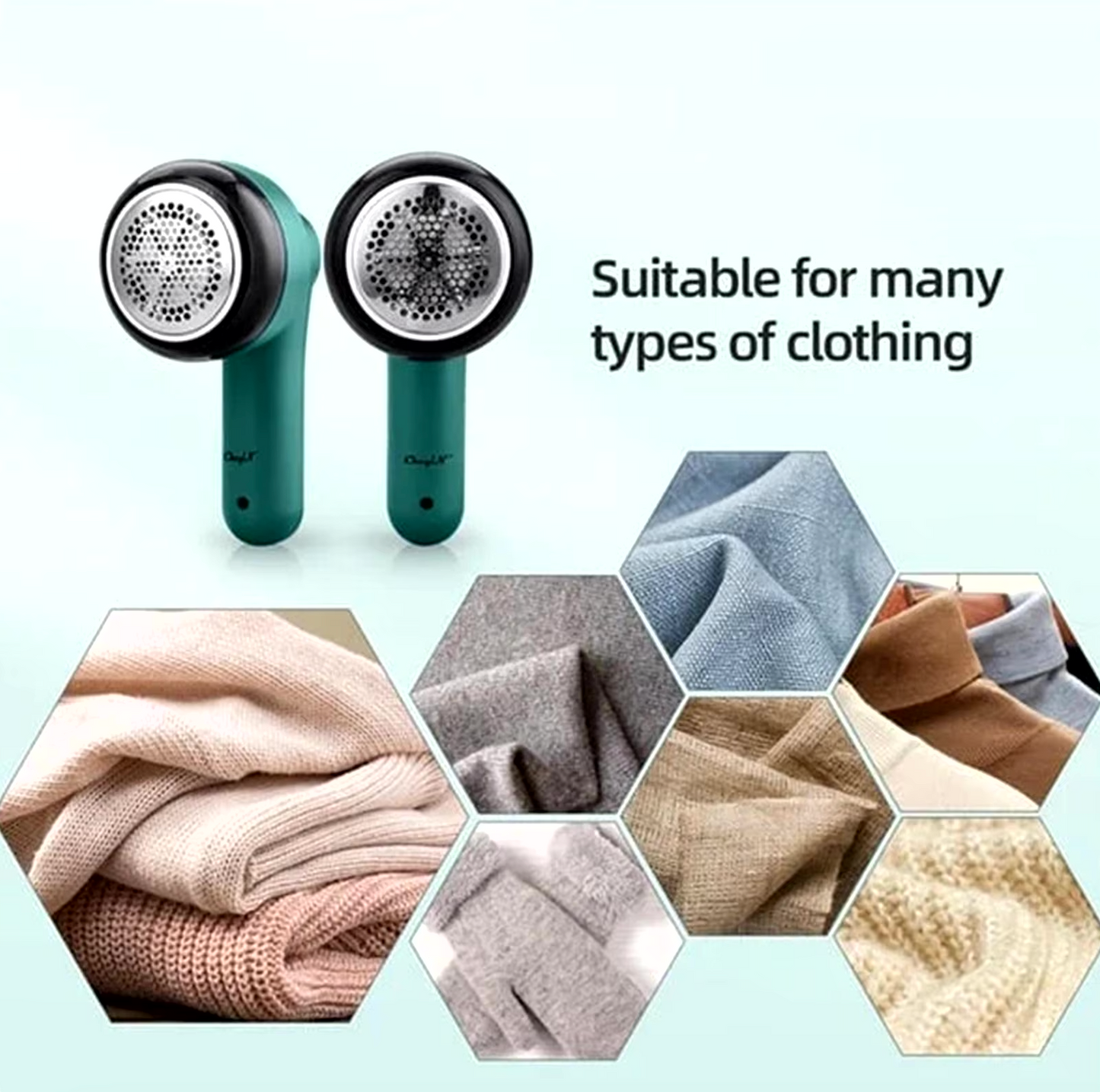 Rechargeable lint remover for impeccable clothing