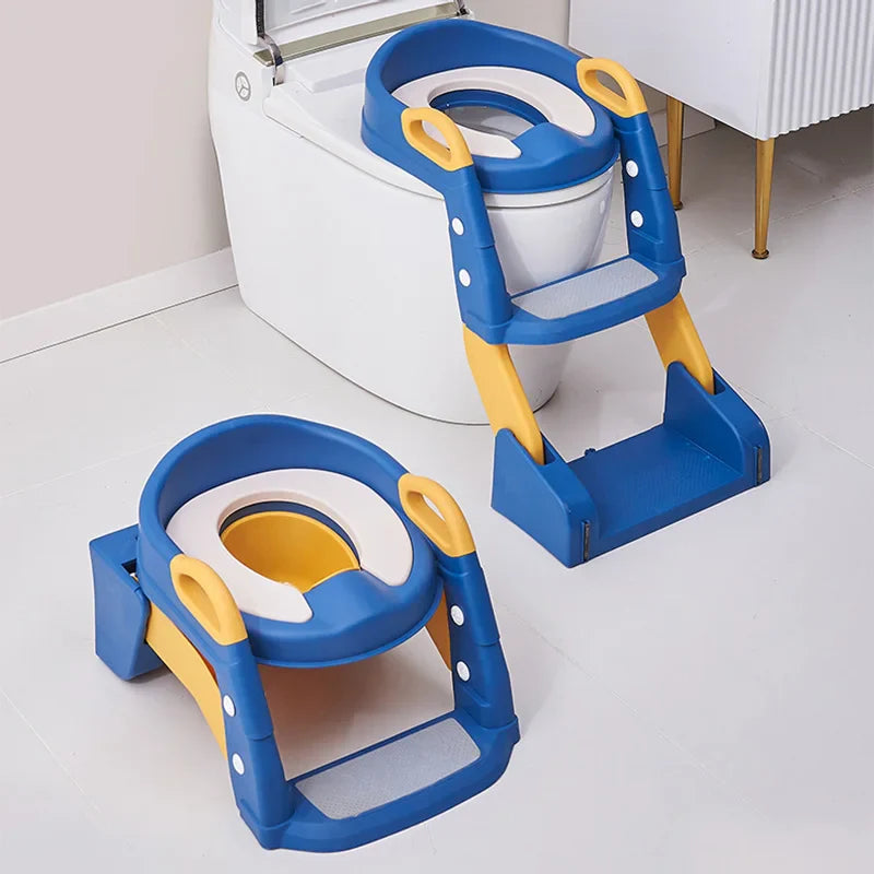 Käytettävä lasten taitettava wc-istuin
