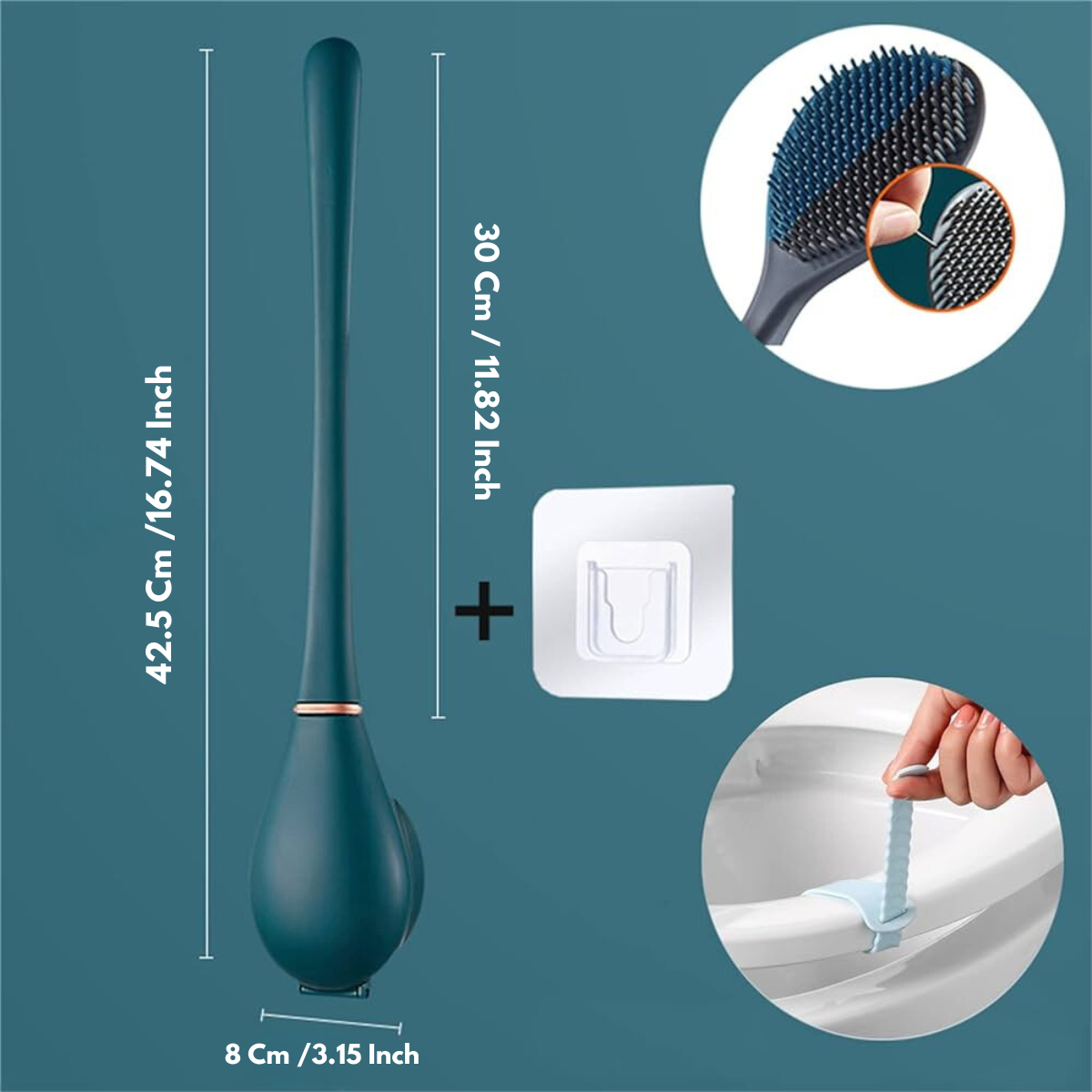 SmartBrush - Elegante en hygiënische siliconen toiletborstel